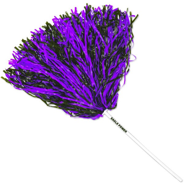 Custom Pom Poms w/ 12 in. Handle - 500 Streamers - Athletic Gold - Printed  School Supplies | Campus Marketing Specialists