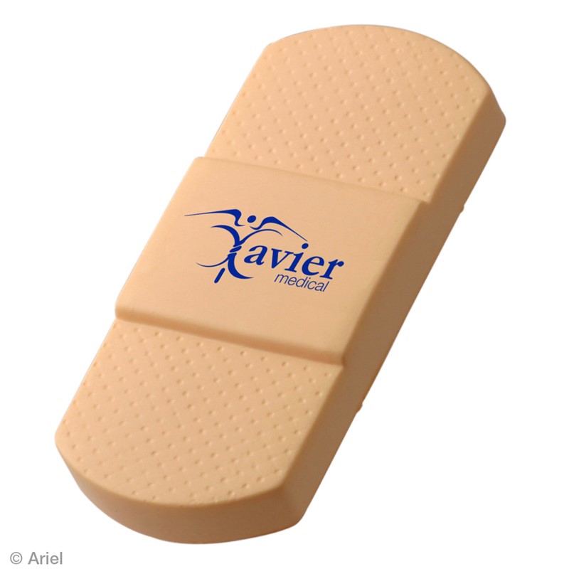 Custom Adhesive Bandage Stress Ball - Printed School Supplies | Campus Marketing Specialists