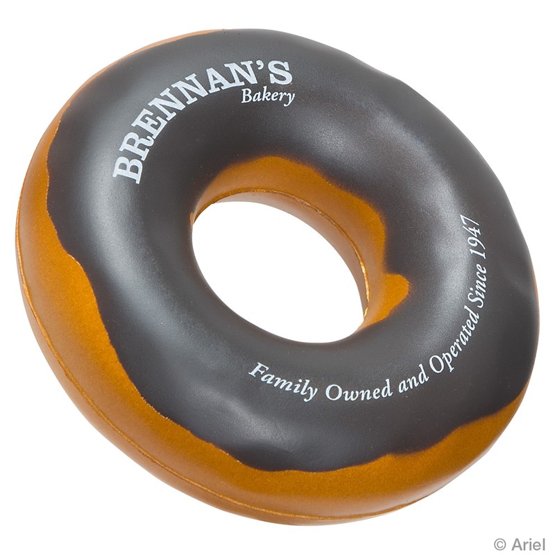 Custom Donut Stress Ball - Printed School Supplies | Campus Marketing Specialists