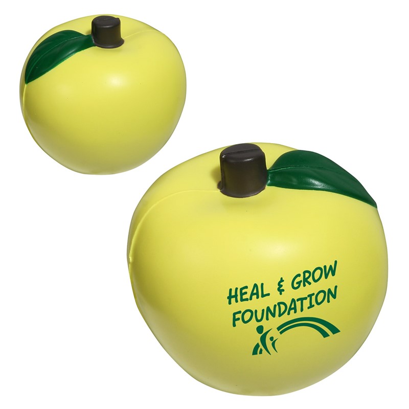 Custom Apple Stress Ball - Printed School Supplies | Campus Marketing Specialists