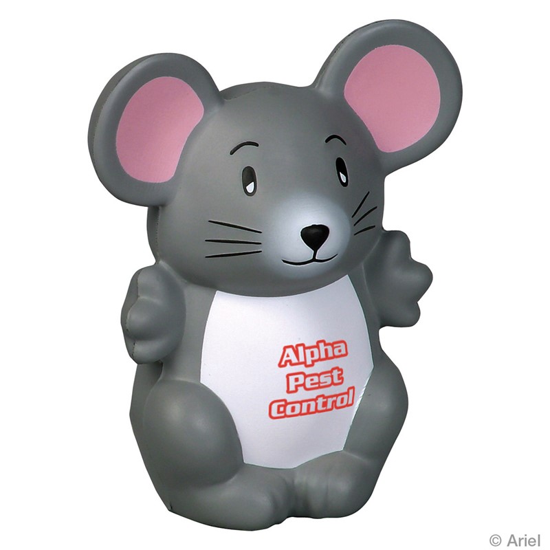 Custom Mouse Stress Ball - Printed School Supplies | Campus Marketing Specialists