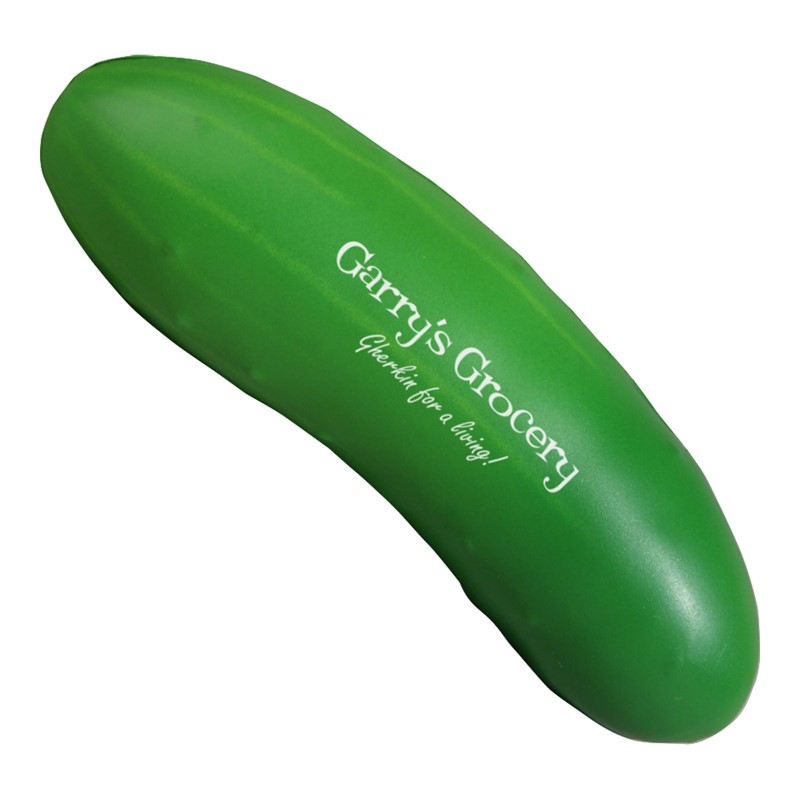 Custom Cucumber Stress Ball - Printed School Supplies | Campus Marketing Specialists