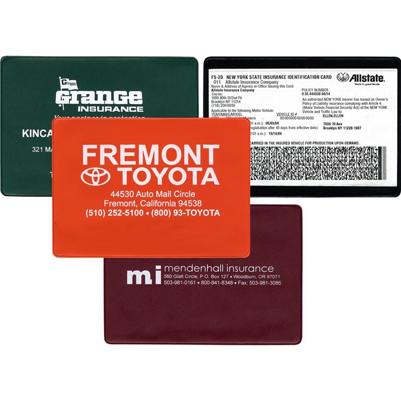 Custom Insurance Card Case - Printed School Supplies | Campus Marketing Specialists