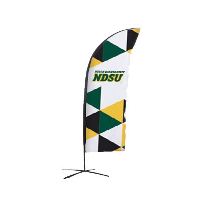 Custom Feather Banner - 10.5 ft. - Printed School Supplies | Campus Marketing Specialists