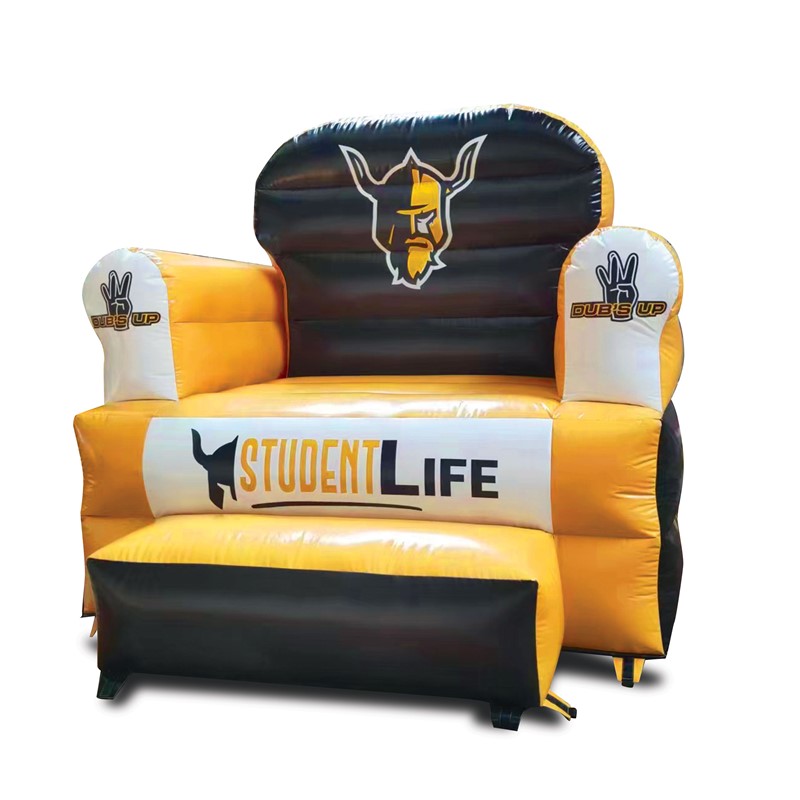 Custom Giant Inflatable Chair - Printed School Supplies | Campus Marketing Specialists