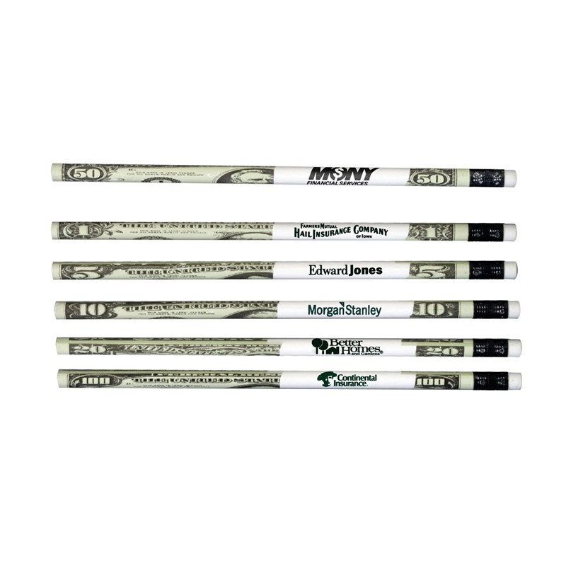 Custom Money Pencil - Printed School Supplies | Campus Marketing Specialists