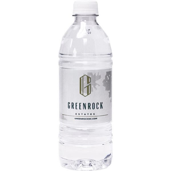 Custom Flat Cap 8 oz Company Logo Printed Bottled Water